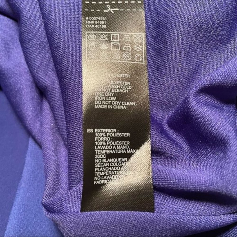 Forever 21 Fit?and Flare Dress with Cutout Size Small Blue - Picture 6 of 7